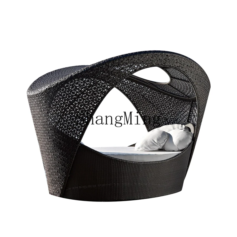 

CL outdoor terrace luxury rattan sofa, large creative leisure hotel villa sun room swimming pool rattan furniture