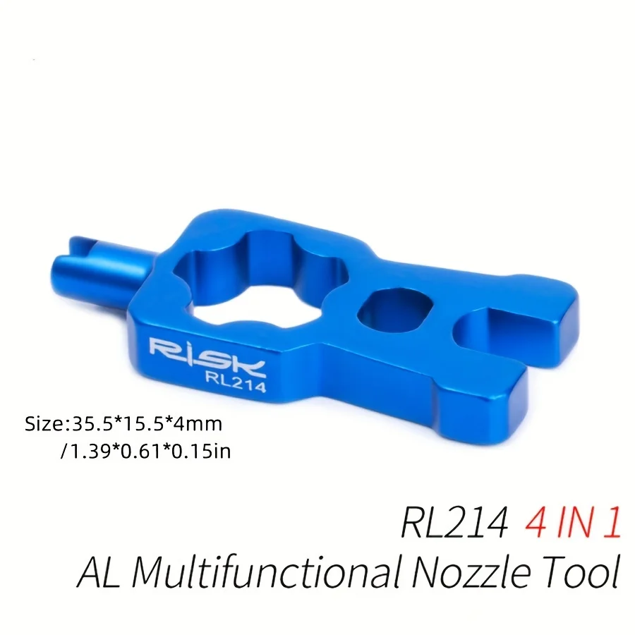 Bicycle nozzle tool, beautiful nozzle, inner tube disassembly wrench, tire valve core installation, tire repair tool