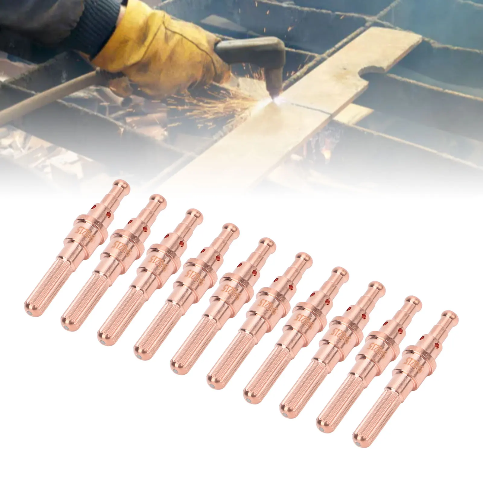 Brass Cutting Electrode Plasma Electrodes 9-8215 Brass Electrode Replacement for Thermal Dynamics SL60 SL100 Cutting Torch