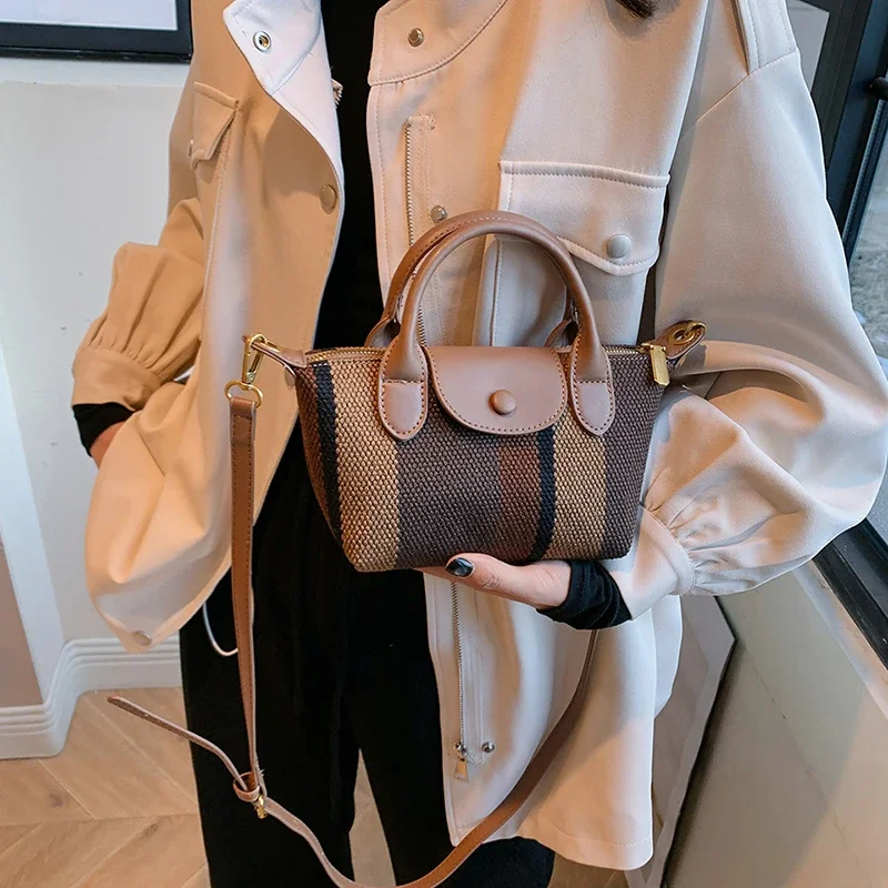 Lady Shoulder Bags Handbag Designer Simple Crossbody Bag Fashion Women Mini Axillary Package Satchel Trend Hobos Bag Luxury