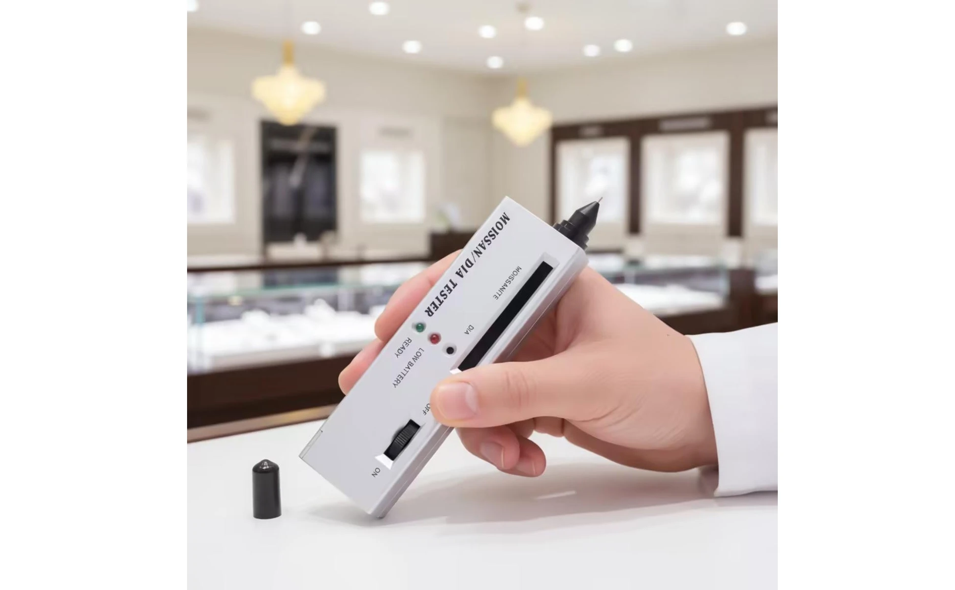 Diamond Tester Pen Handheld Moissanite Tester Diamond Checker Pen High Sensitivity Jewelry Testing Tool Professional Diamond Tester Pen Handheld Moissanite Tester Diamond Checker Pen High Sensitivity Jewelry Testing Tool Professional