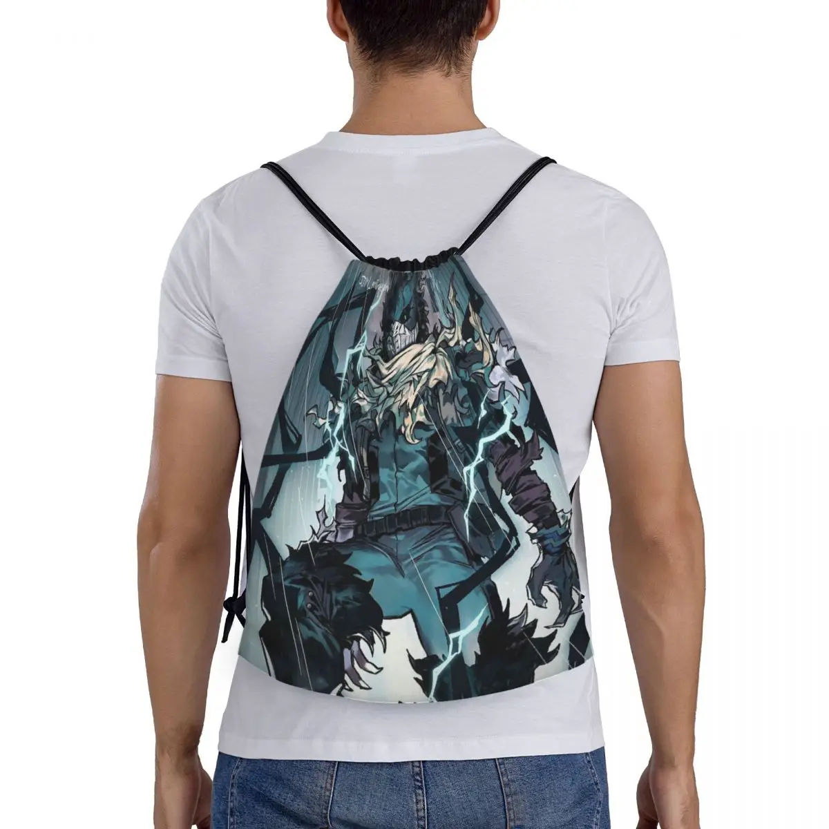 

My Hero Academia Backpacks Fashion Portable Drawstring Bags Sundries Bag Book Bags For Travel School