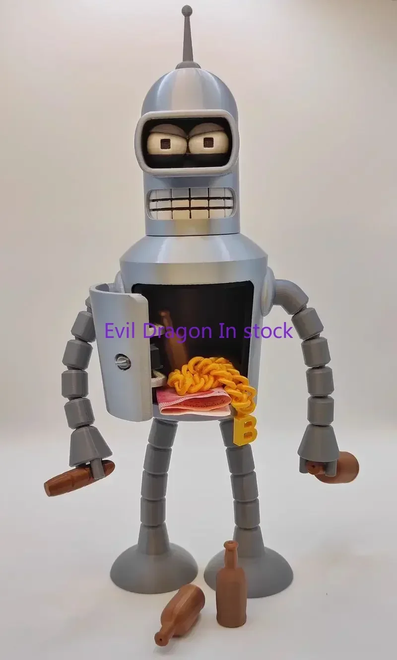 ในสต็อกการ์ตูน Futurama Fry & Bender Action Figure ของเล่นของขวัญคอลเลกชัน