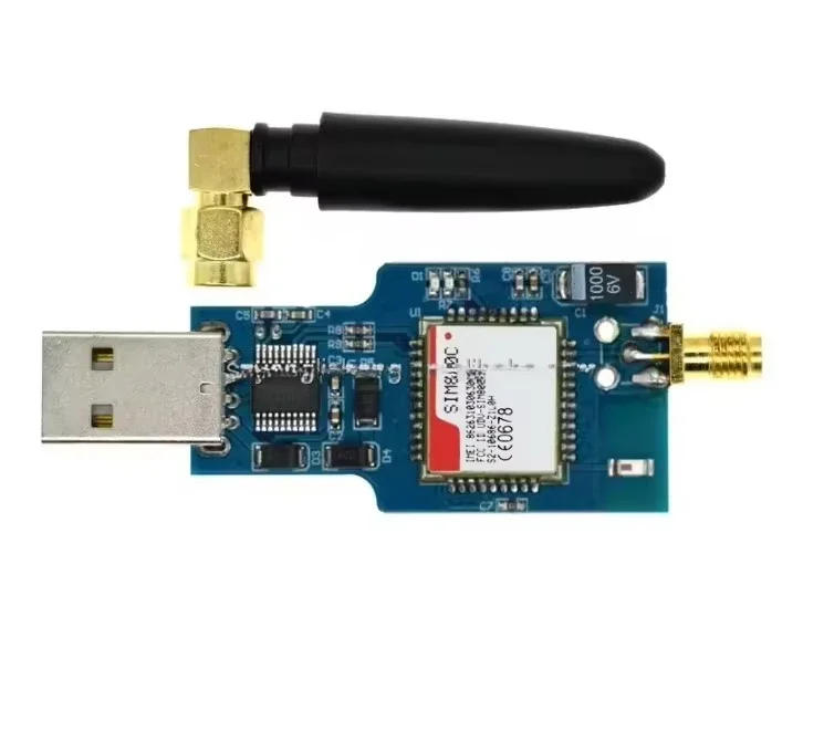 

Модуль USB-GSM Quad-band GSM GPRS SIM800 SIM800C для беспроводной SMS-связи с антенной