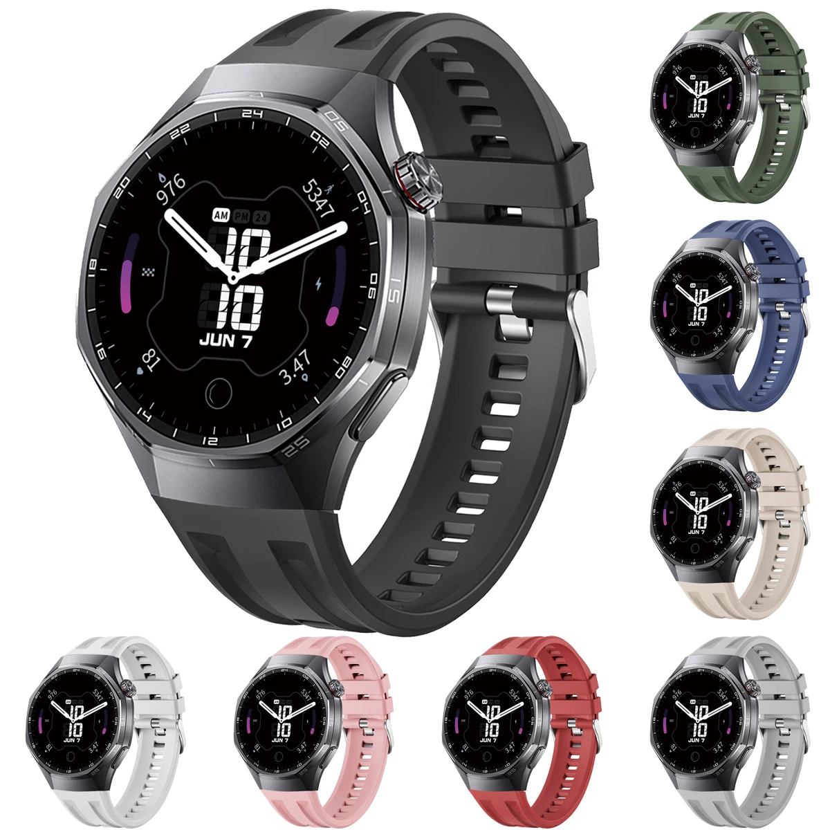 Sport Silikon Armband Für Huawei Uhr GT 6 Pro 46mm Band Armband für Huawei Uhr gt6 pro correa Armband ersatz