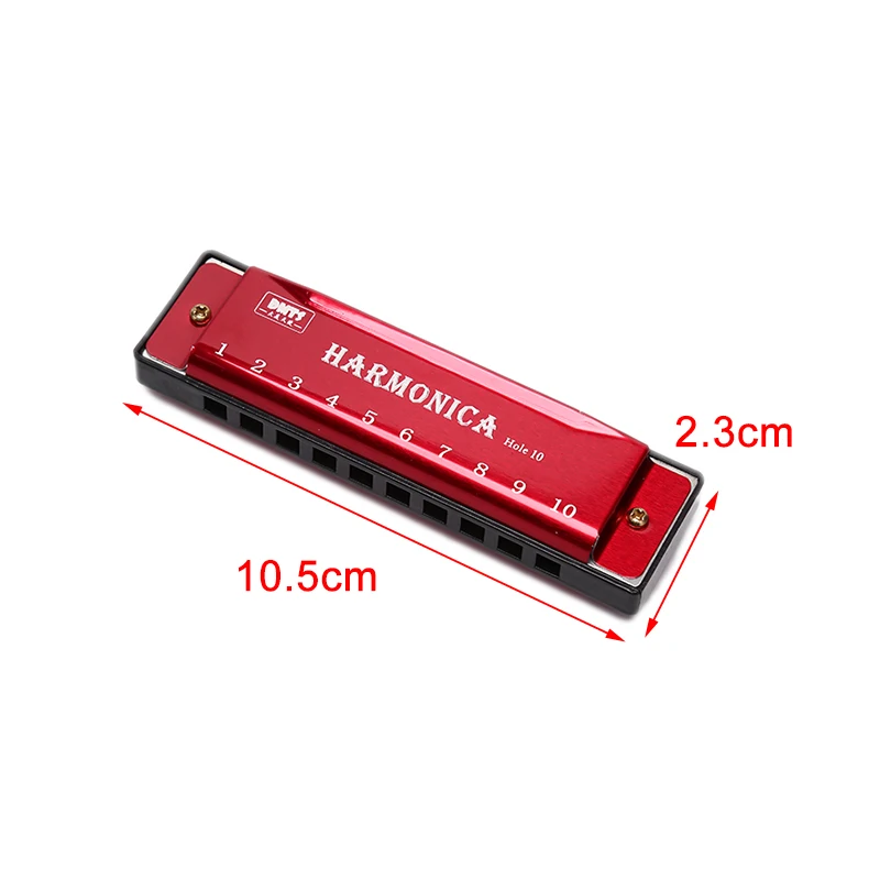 لغز جهاز الفم هارمونيكا ذو 10 فتحات - آلة موسيقية للمبتدئين للتدريس