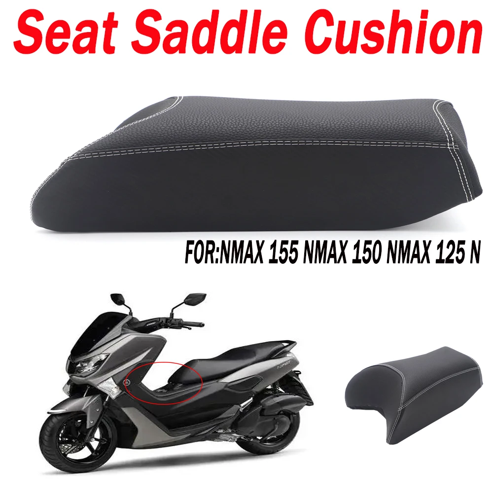 Front Racer Leather Custom Crotch Under Seat Saddle Pan Cushion For Yamaha NMAX 125 N-MAX 155 NMAX 150 2015 2016 2017 2018 2019