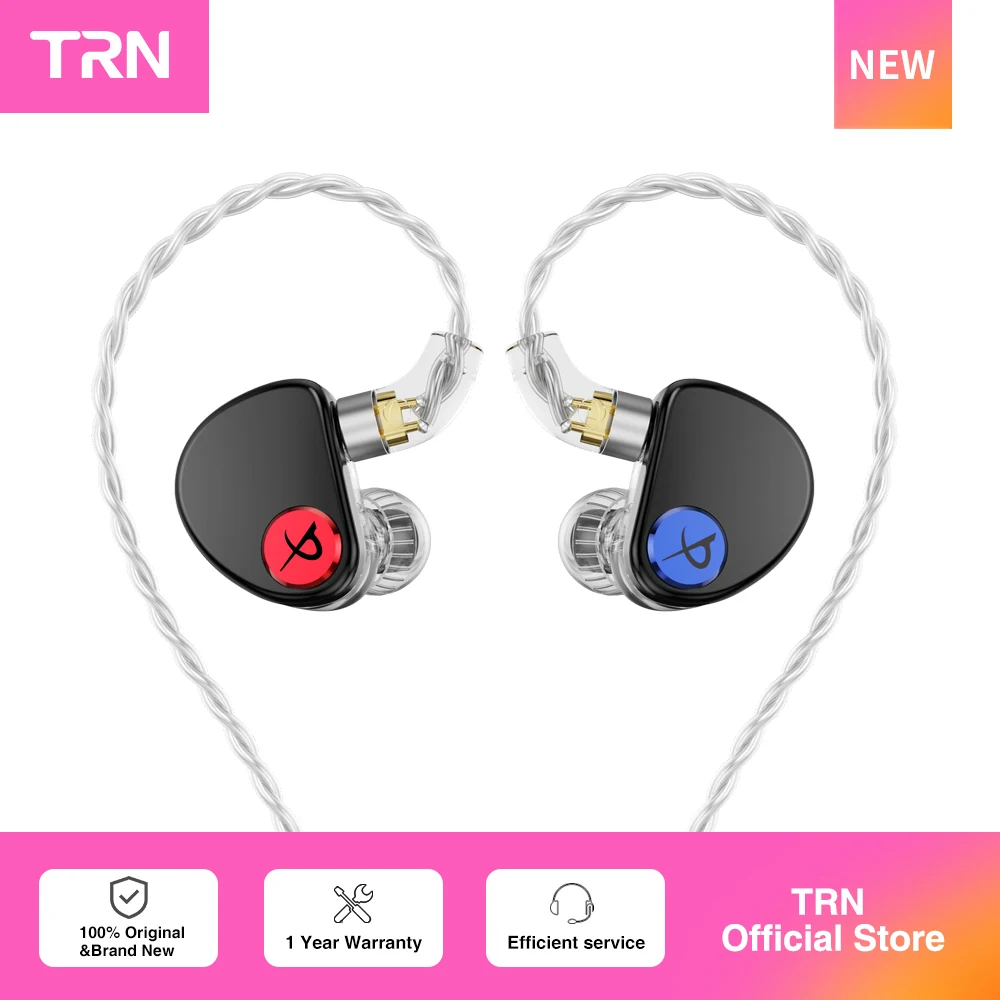 Image of TRN V90PRO Hybrid Metall In-Ear-Kopfhörer 2DD 4BA Balanced Armature LCP Membran 10mm Dualer Magnetischer Dynamischer Treiber