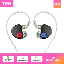 TRN V90PRO Hybrid Metal In-Ear Earphones 2DD 4BA Balanced Armature LCP Diaphragm 10mm Dual Magnetic Dynamic Driver Headphones
