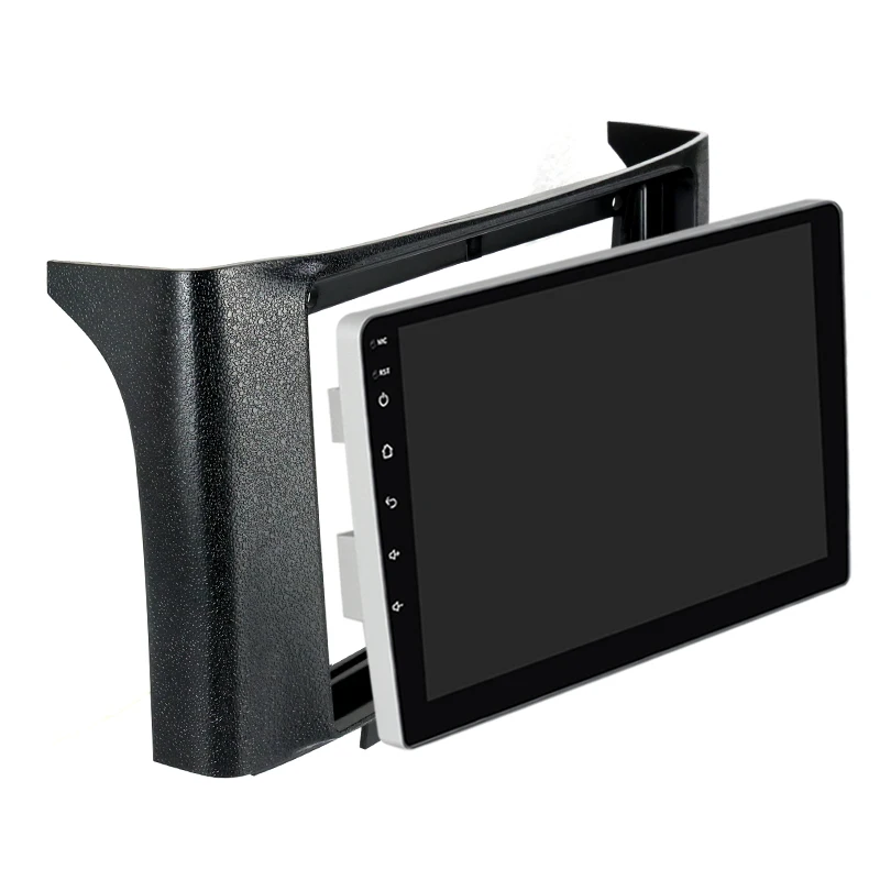 9\'\' Fascia for BENZ Smart Fortwo 2011 2012 2013 2014 2015 2 Din Car Radio Frame Dash Fitting Panel Kit Adapter Audio Power Cable
