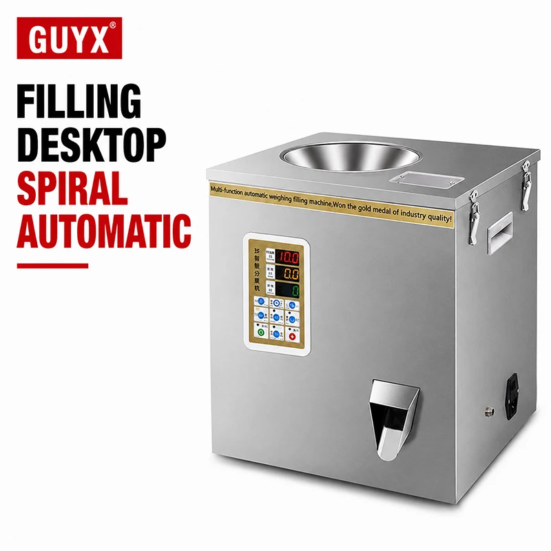Automatic Spiral Filling Machine Desktop Powder Filler Precision Weighing Equipment with Intelligent Control System