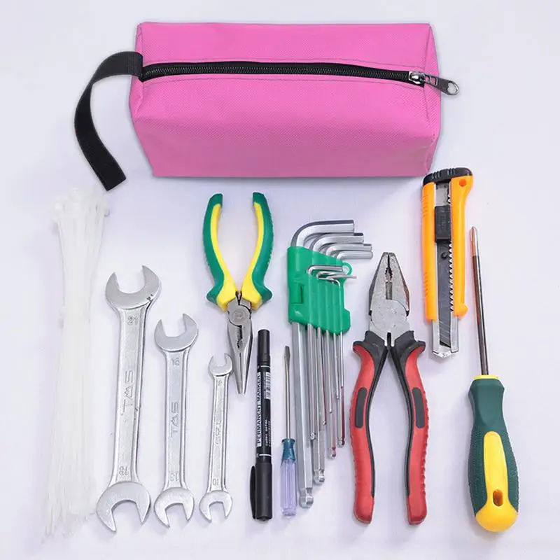 Tool Bag Met Rits Kras En Waterbestendig Tool Packet Zware Metalen Ritsen Zakjes Met Multi Hergebruikt Opslag