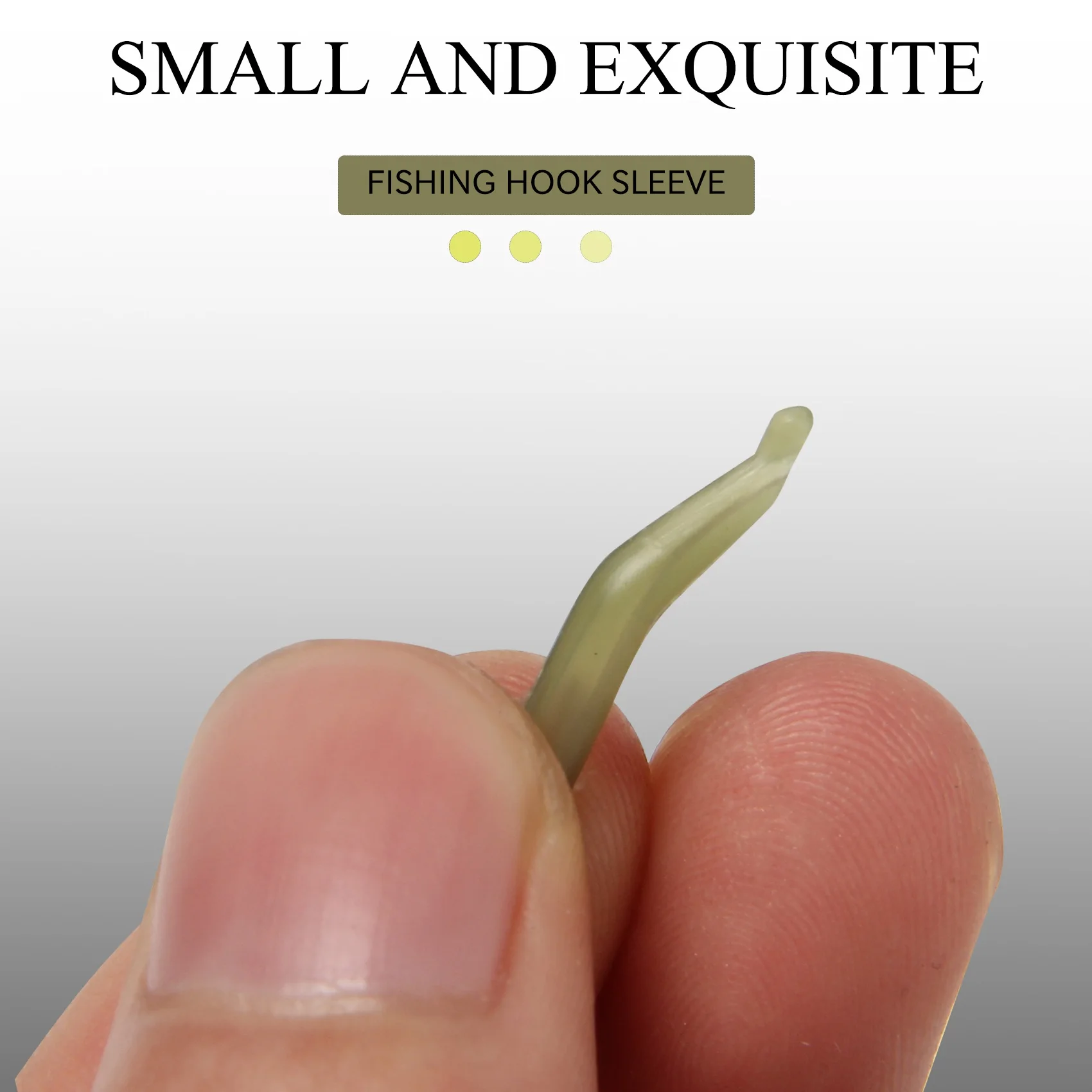 كم خطاف صيد سمك الشبوط مضاد للتشابك ، مصفف خط تلاعب الشعر ، كيكرز لينة ، ملحقات محاذاة الخط ، 50 في اللوت