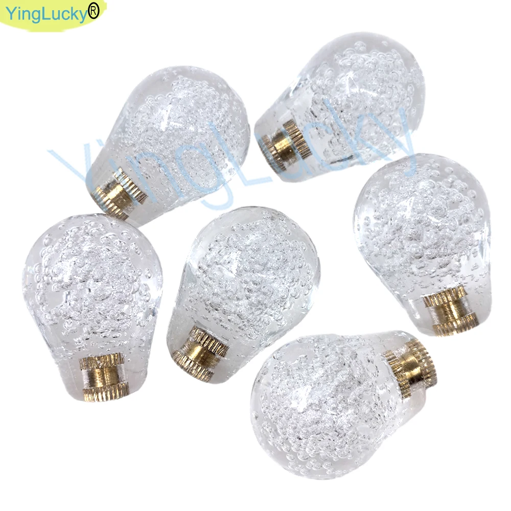 1 piece Crystal oval ball head Arcade joystick 35mm ball head can replace the colorful joystick ball head
