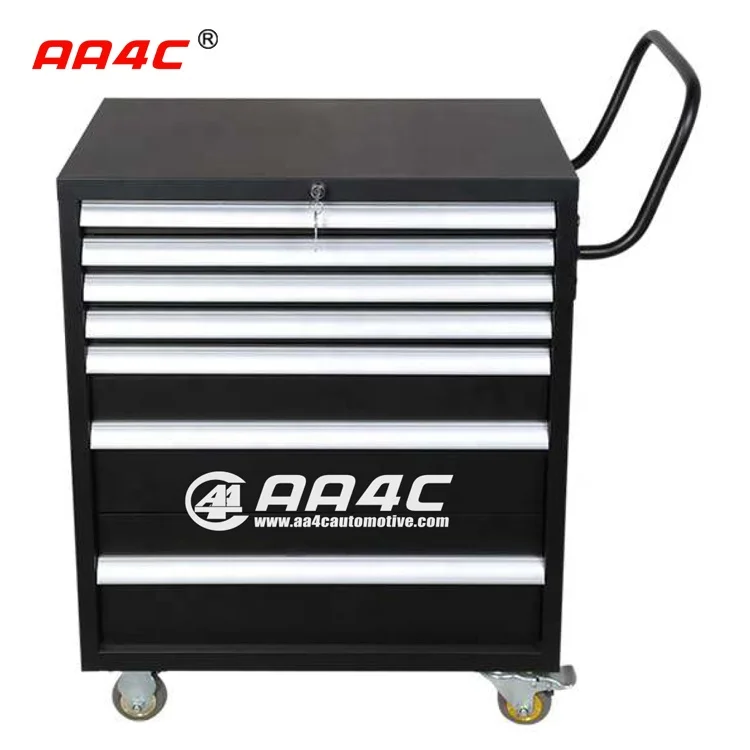 AA4C 5 Drawer Movable Metal Tool Cabinet with Tools Automobile Workshop Tool Set Trolley   TC-014