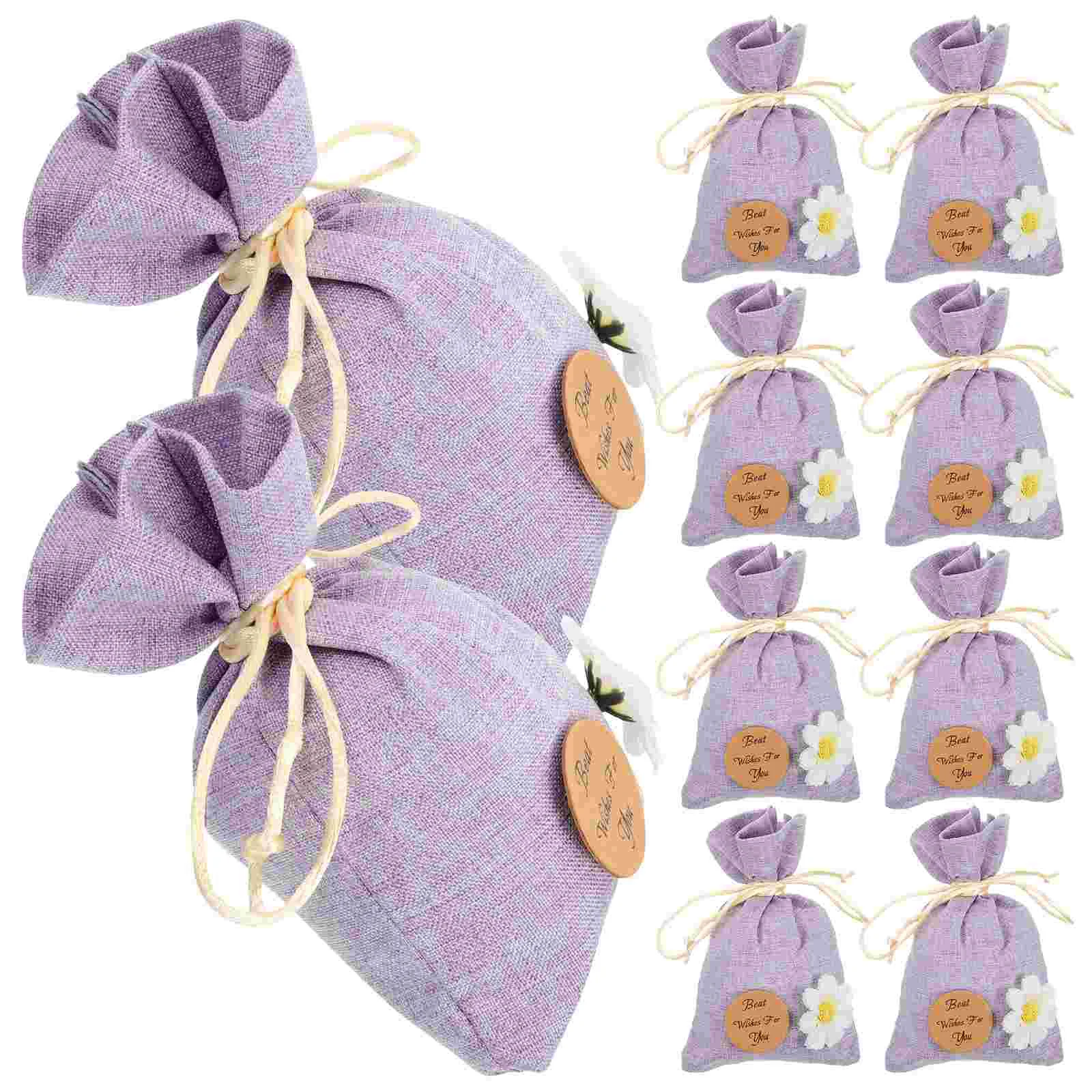 Perfume Sachet Holder Lavender Bag Gift Fragrance Sachets Portable Muslin Drawstring Bags