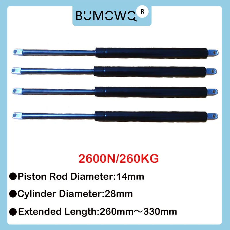 

1 PC 260-330mm 260kg/2600N Machine Gas Spring Universal Strut Bars Car Shock Absorber Furniture Cabinet Hinge Gas Lift