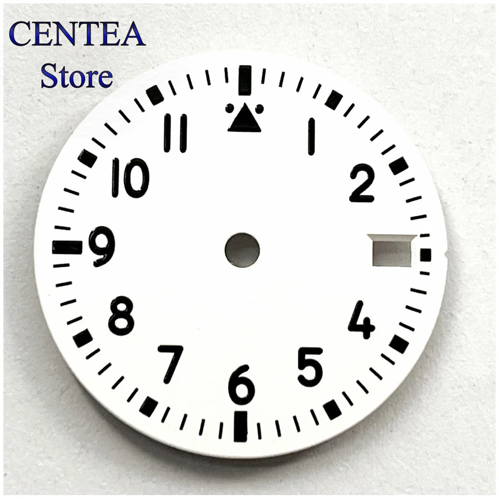 RICHUS 시계 다이얼, 무균, 블랙, 화이트, 블루, 그린, NH34, NH35 무브먼트 핏, 3 O'clock 크라운, 3.8 O'clock 크라운, 29mm