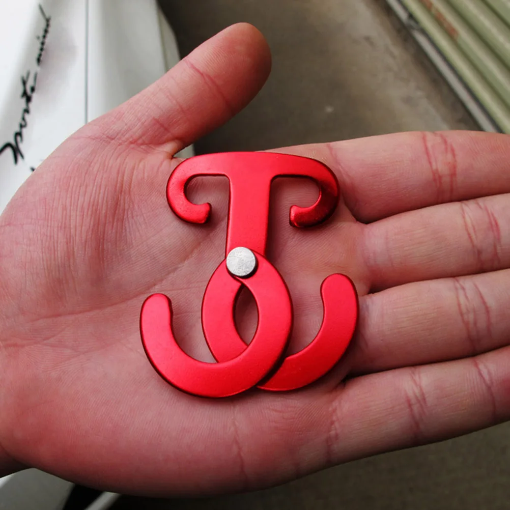 

5Pcs Multifunctional Aluminum Alloy Rope Hangers Self Locking Buckle for Outdoor Activities Red Rope Hanger Camping