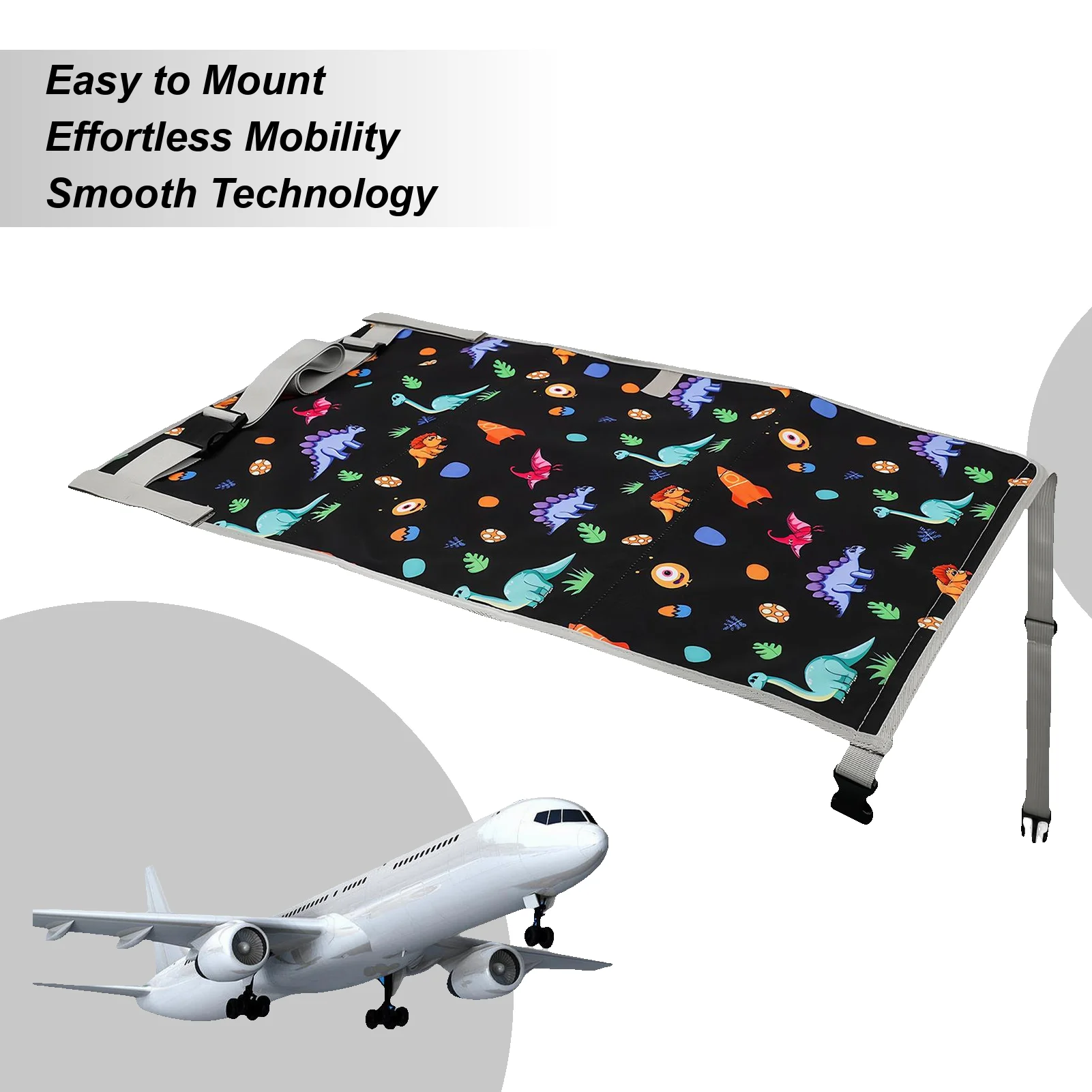 

Airplane Baby Bed Travel Bed For Kids Foldable Foot Rest Portable Soft Cot For Playing Traveling Overnight Sleep Train
