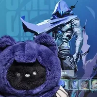 2024 New ​Valorant Shadow Doll Omen Doll Cat Plush Doll 15cm Valorant Game Surrounding Collect Toys Boy Girl Birthday Gifts