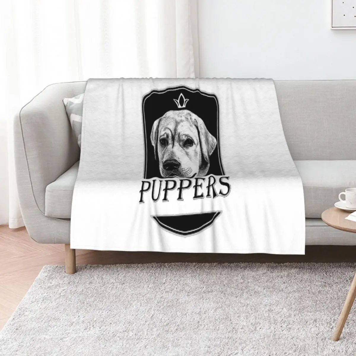 

puppers beer Throw Blanket Luxury Throw Soft Plaid Decorative Throw Fashion Sofas Blankets