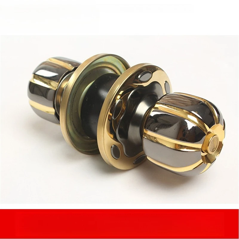 

Zinc Alloy 30 50mm Door Thickness Pumpkin Ball 5888 Bedroom Spherical Door Lock78