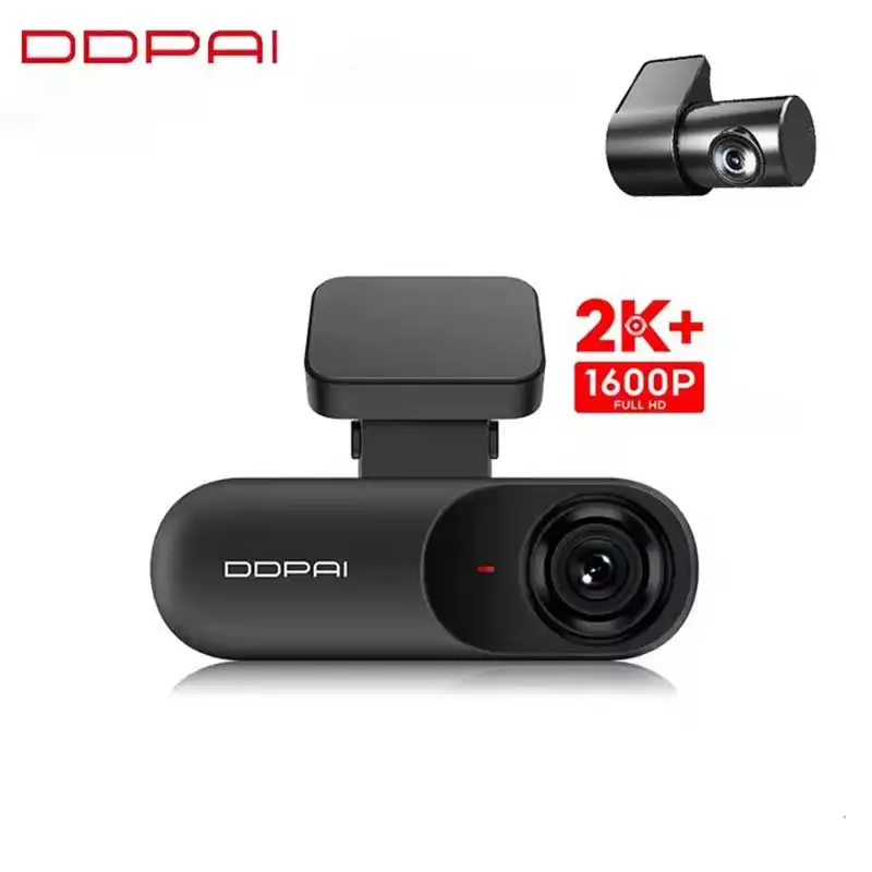 DDPAI N1 Dash Cam Front and Rear Recording NightVIS 1296P Dash Camera Recorder GPS Car DVR 24H Parking Mode WIFI & App Control