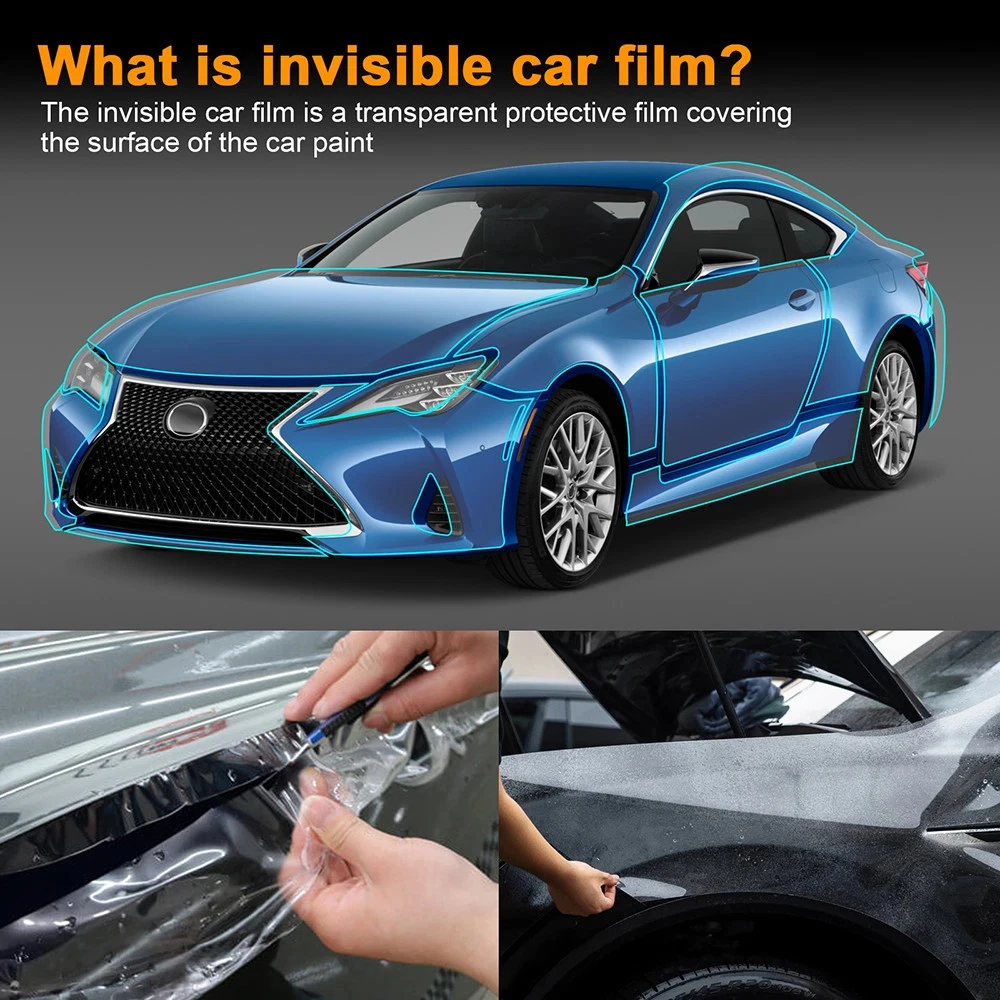 

8.5Mil TPU Scratch-resistant Car Paint Protection Film For Lexus RC 300 350 2019-2025 Car Body Transparent Bra Per-cut PPF Kit