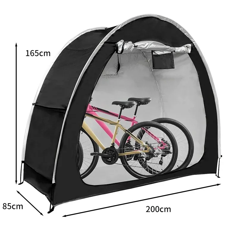 “Bike Tent | 210D Waterproof Mountain Bike Cover, Easy-to-Set-Up Storage Room, Dust-Proof” Camping Tent