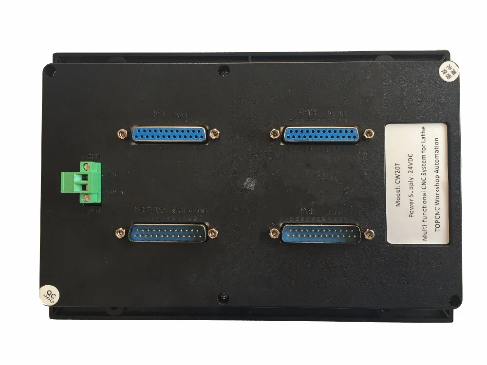 Imagem -03 - Controlador Cnc para Torno Cw20t com Alimentação Código g