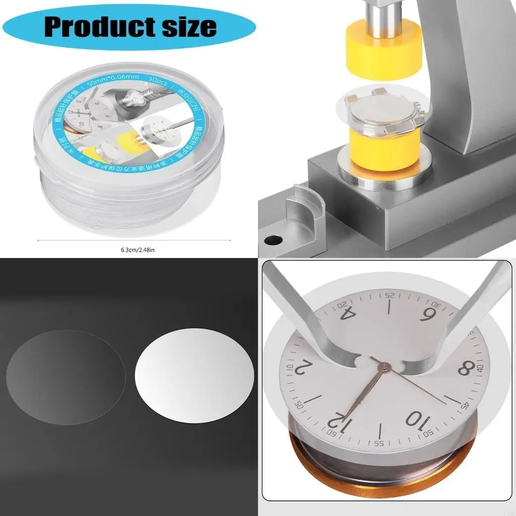 

Pack Of 50 Watch Dials Case Protectors Sheets For Repair Assembly