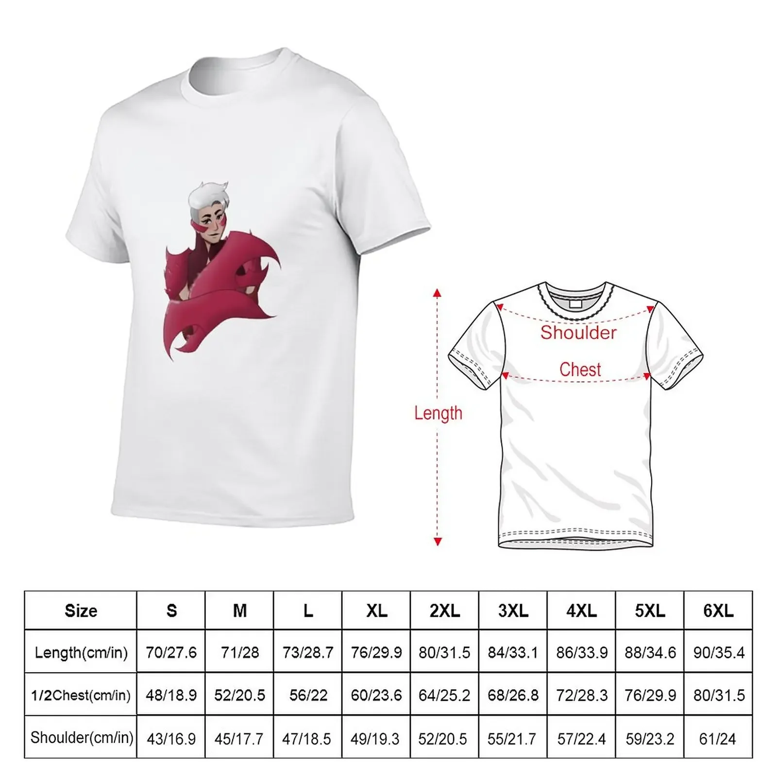 Scorpia shera T-Shirt anime clothes blacks slim fit t shirts for men