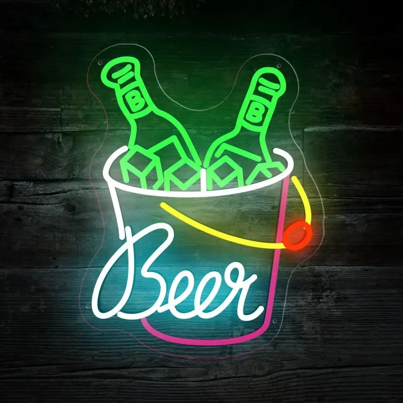 

Bar Neon Signs Led Neon Signs Restaurant Beer Bar Pub Pub Restaurant Cocktails Decor Wall Decor Led Neon Light Support Custom