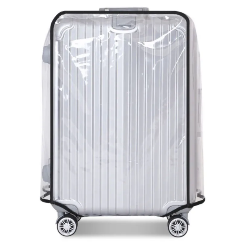 Housses de bagages en PVC transparent, housse de bagage étanche, housse anti-poussière pour valise à roulettes, accessoires de voyage