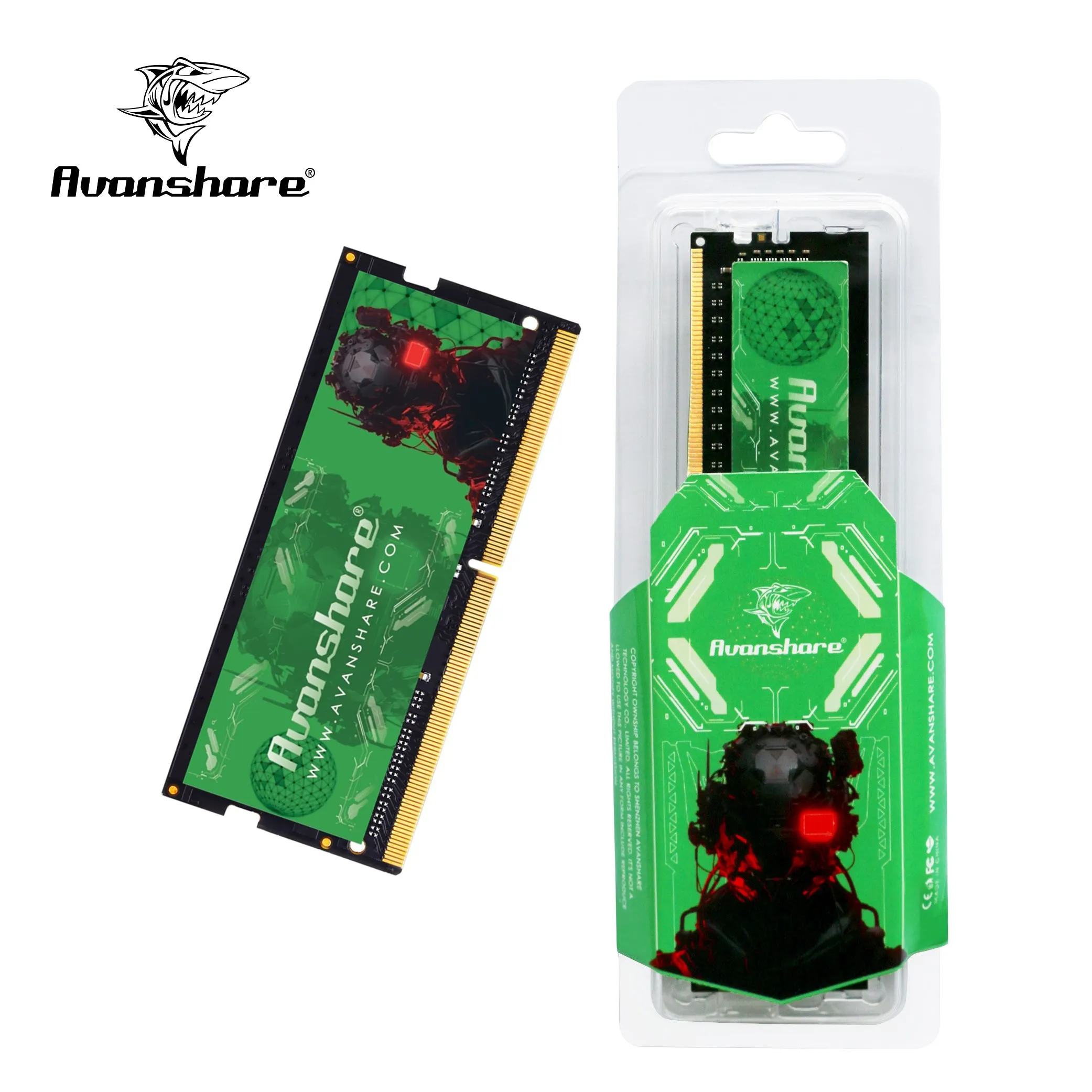Memori RAM Notebook Avanshare DDR5 DDR4 32GB 16GB 8GB 2400MHz 2666MHz 3200MHz 5600MHz Untuk Laptop Notebook Komputer Gaming RAM