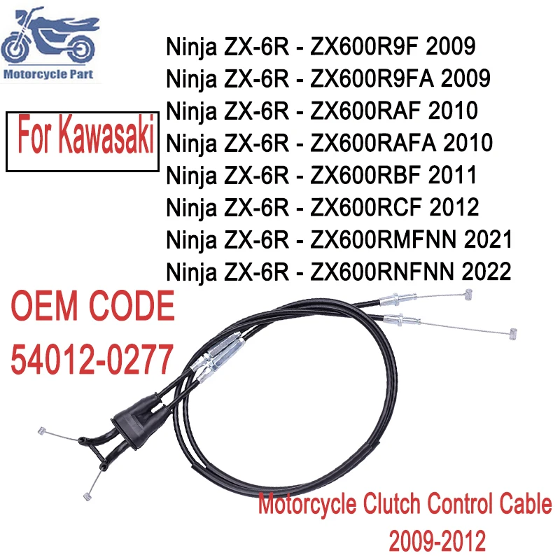 

Motorcycle Accessories Throttle Oil Cable Line Wire For Kawasaki Ninja ZX-6R ZX600 2009-2012 Throttle Line ZX6R ZX 6R 2021 2022