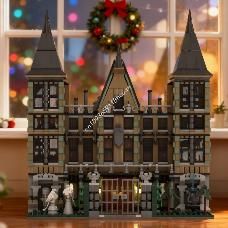 

881pcs MOC Malfoy Manor Rework Harry Model Building Blocks Construction DIY Christmas Gifts Creative Education Toys Idea