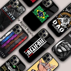 BJJ Brazilian Jiu Jitsu Bumper Magnetic Phone Case For APPLE iPhone 17 Air 16 14 13 12 Pro Max 15 Plus Wireless MagSafe Cover