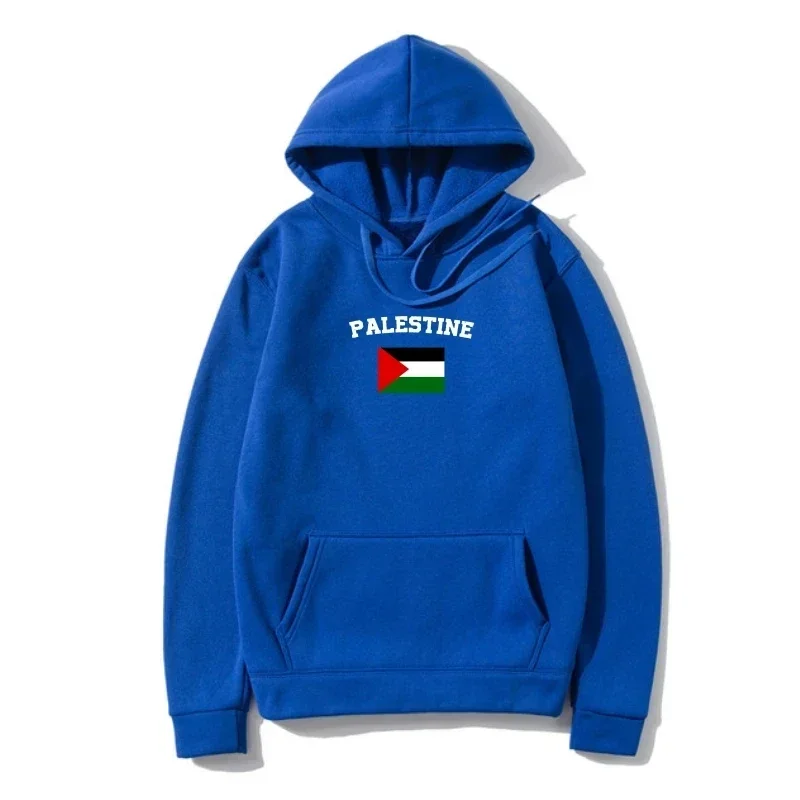 New Loose Hip Hop Harajuku Men\'s Sweatshirt Palestinian Flag Sweatshirt Retro Fall/winter  Palestine Couple Hoodies