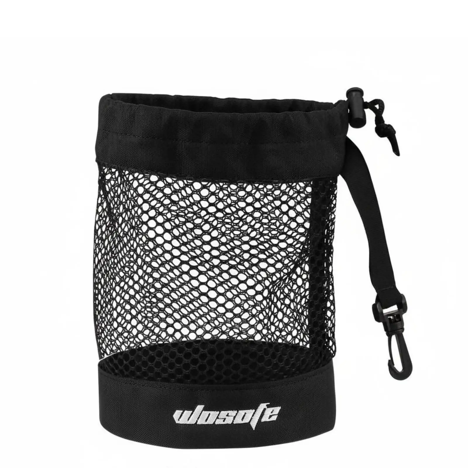Drawstring Mesh Ball Bag Lightweight Mesh Ball Bag Cylindrical