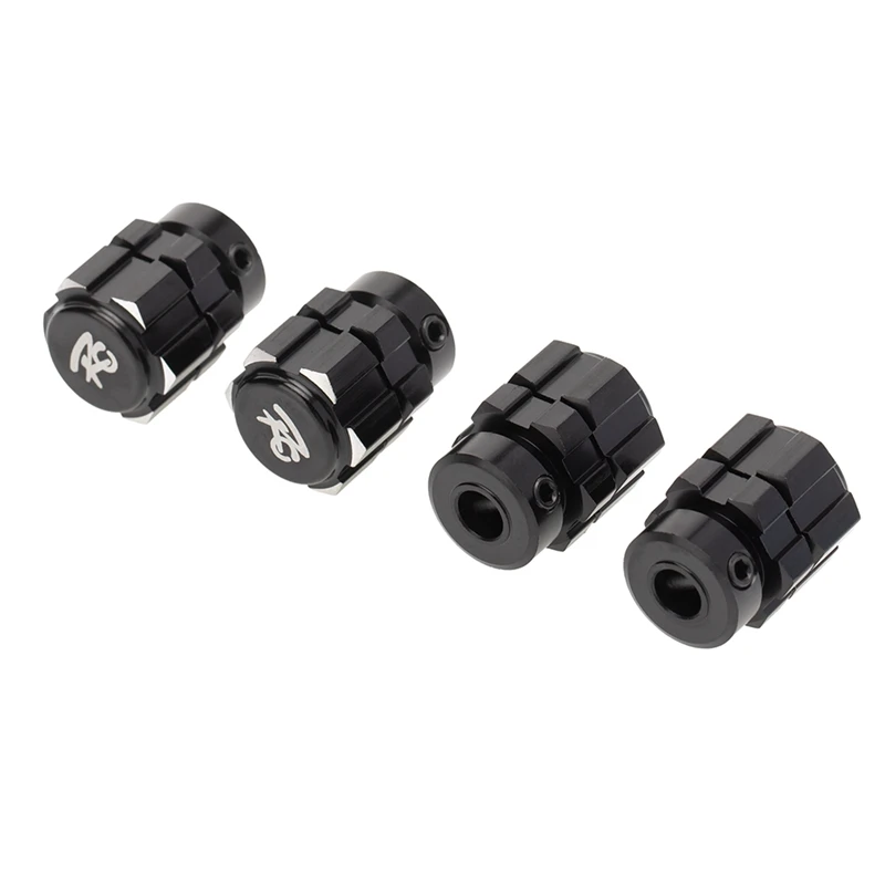 4Pcs 17Mm Hex Nuts Adapter Splined Wheel Hubs Extension Combiner For 1/10 Traxxas E-REVO SUMMIT RC Car Parts