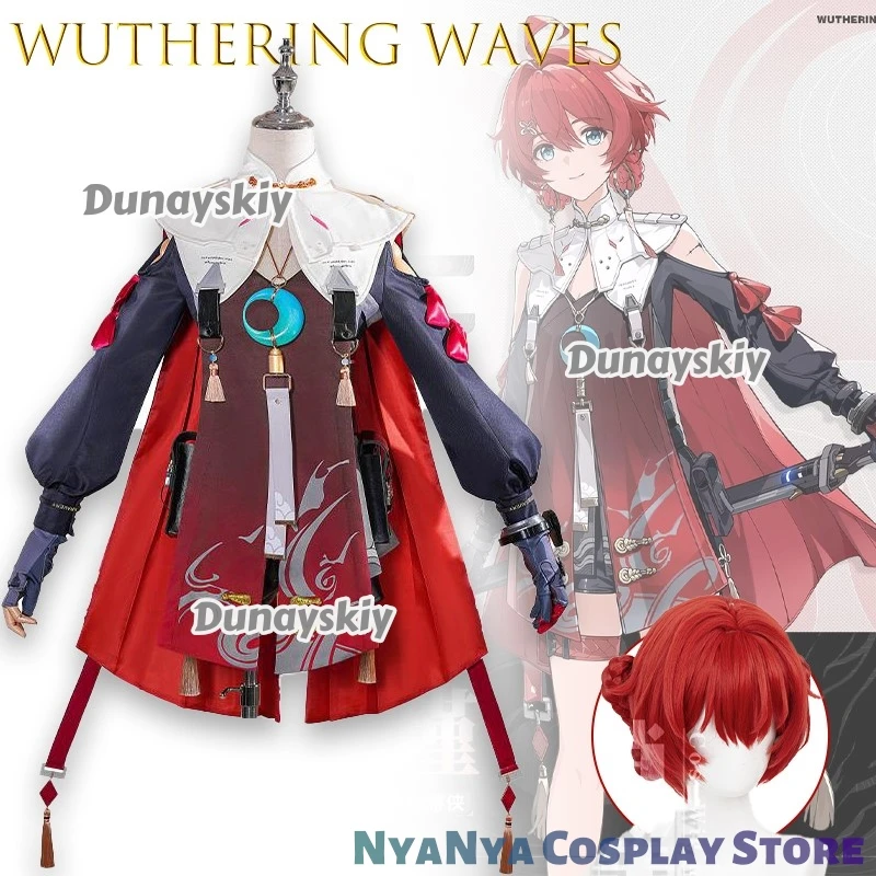 

‌ Wuthering Waves Danjin Косплейコス Rosen Anime Game Outfit Полный комплект Женский косплей Сексуальный наряд на Хэллоуин Аутентичный дизайн