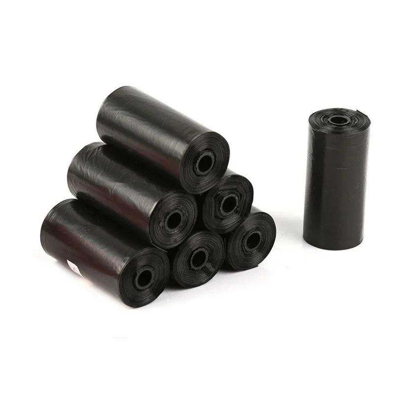 10 Rollen Abbaubare Müllbeutel für Haustierkot, Universelle Abfallbeutel für Küche und Haushalt, Schwarze Outdoor-Reinigungsartikel für Haustiere – Detail 5