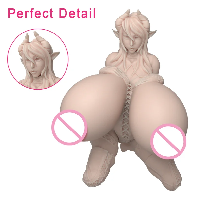 Anime Adult Sex Toy for Men 3D Action Figure Realistic Vagina Male Masturbator Sucking Cup Silicone Artificial Pussy Love Dolls