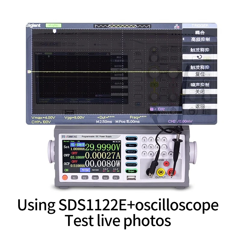 Programmable DC stabilized power supply 30V cabinet programmable color screen with five/six adjustable linear band communication