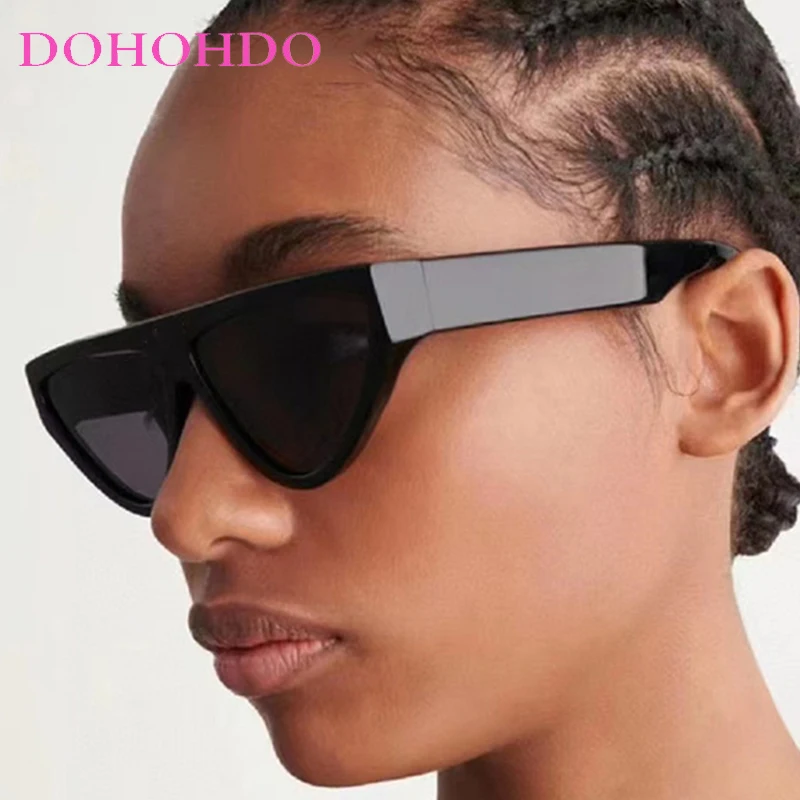 

Vintage Inverted Triangle Cat Eye Women Sunglasses Trendy Brand Designer Men Shades Outdoor Travel Sunglass Ladies Lentes UV400