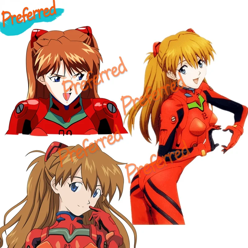 

Anime Cartoon Asuka Sticker Decal for Your All Cars Racing Laptop Motorcycle Helmet Trunk Surf Camper Window Bumper