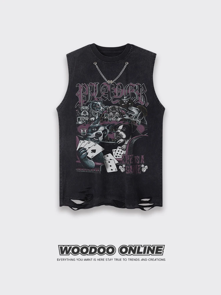 woodo-bla-ja-poker-design-men's-summer-vest-fun-retro-american-brand-clothing-sweatirt-round-ne-print-casual
