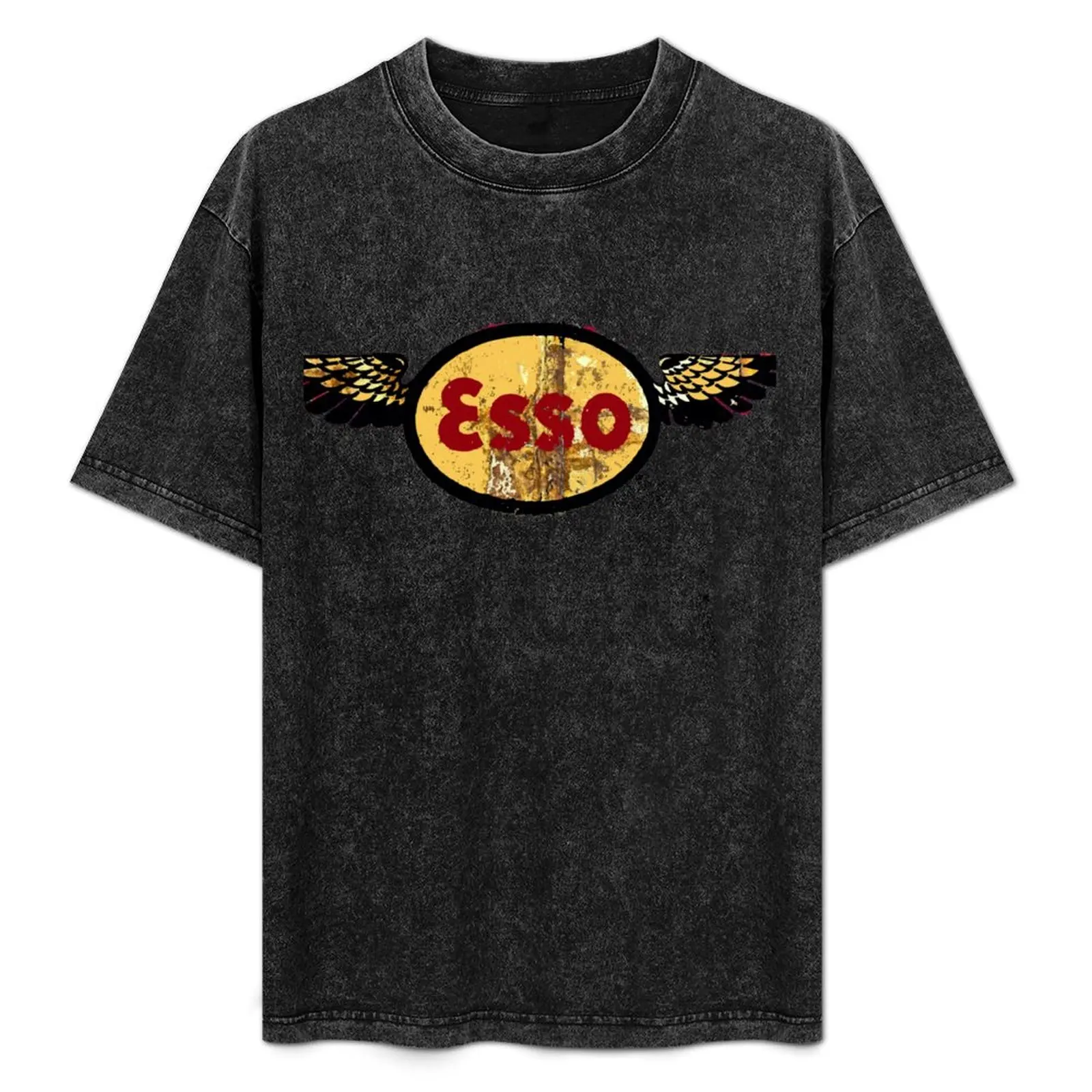 

ESSO EXXON VINTAGE AVIATION GRAPHIC SIGN T-Shirt Fashion Pattern Printed Tee Shirt